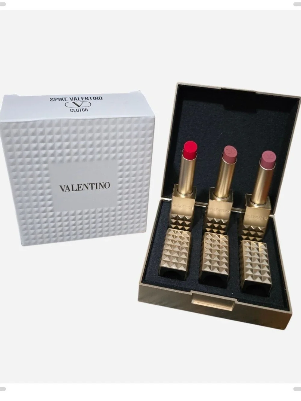 Valentino Women’s Lipstick Trio & Clutch